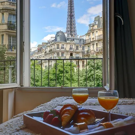 Appartamento Bnbnova -1br - Champ De Mars & Eiffel Tower *